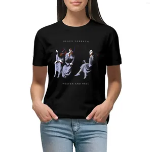 Polos Women Heaven Black Hell T-shirt T-TEE TEE TEE LADY GRAFIKA GRAFIKA ZAKRESOWANE