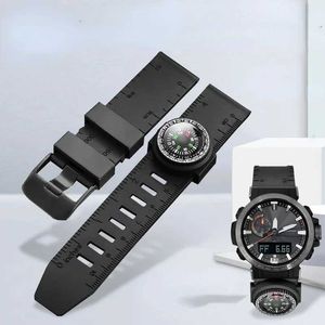 Oglądaj zespoły Casio Protek PRW-60/PRW-70/PRW-50/30YT Wodoodporne i odporne na poty czarne na zewnątrz z akcesoriami 23 mm Q240430