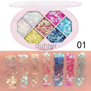 Body Glitter 7 Цветный блеск Глэм Гламный Главный Главный блеск блеск волосы мерцал гель -вспышка.