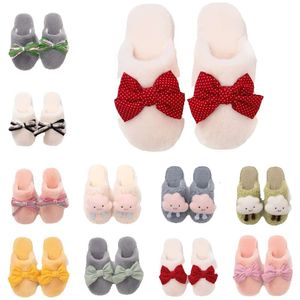 Slippers Pink White Fur Winter Women para a mais nova neve cinza amarelo lâminas de neve,