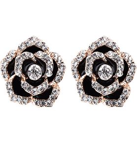 Frau Ohrringe Clips Juwely für Brauthochzeit Neues Modes Blumen -Design mit Österreich Crystal Ladies Bijoux Accessoires2095960