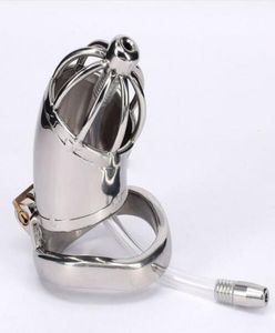 Devices Stainless Steel Device With Silicone Urethral Sounds Catheter Spike Ring BDSM Sex Toys For Men Slave Penis Lock Cage CP2775706825