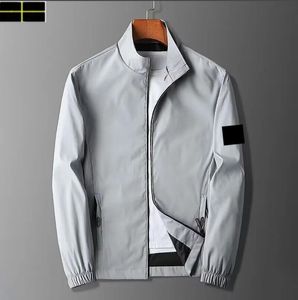 Stone Jacket Luxury Brand Mens Jacket Classic Triangle Coat Fashion Youth Loose Coat Mens Windproof Thin Jacket Casual dragkedja Jackor Huven Rockar Topp Q11