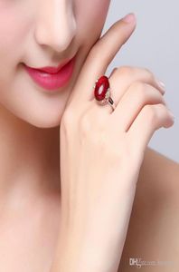 Rings Wedding Chand Solid Bridal China Red Cubic Zirconia Brand Big Stone Ring Gemstone Rings3816784