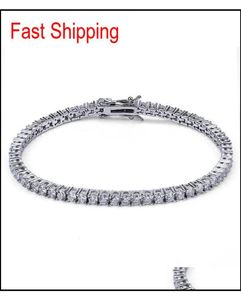 European And American Tennis Chains Hiphop Tide Men039s Bracelet Zirconmicroencased M Bracel qylMNX nana shop6527735