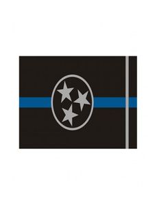 State Flag Thin Blue Line Flag 3x5 ft Police Banner 90x150cm Festival Gift 100d Polyester inomhus utomhustryckt flagga3552824