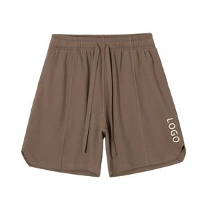 Prodotto maschile personalizzato 260G Polti casual europei e americani di cotone per waffle europei europei e americani Shorts casual di High Street 240416