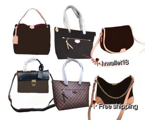 Designer bag famous Brand Shoulder bag Metis Handbag Lady genuine leather AAA quality damier women cross body bag purse melie Wallet Luxury Tote bag LW#7