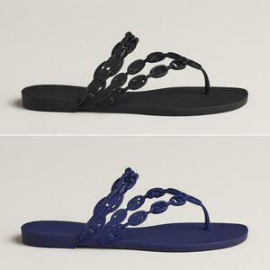 Summer Slifors Sandals Designer Slifori di lusso Tannoni piatti Fasci Trifori Flat Slifori per spiaggia 35-41 35-41