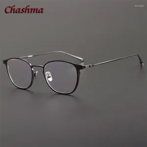 Солнцезащитные очки рамки Chashma Men Glasnes рамки чистые титановые легкие оптические очки дизайн моды дизайн оптических градусов рецептурные линзы очки