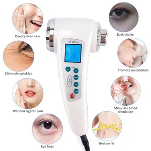 LED PON Ultraljud Galvanisk jonhudporer Rengöring Massager Lyft Föryngring Antiwrinkle Facial Care Beauty Devices 240430