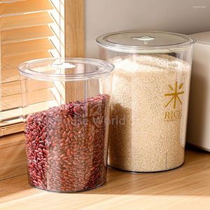 Garranhas de armazenamento Caixa de cozinha de 5 a 10 kg de plástico transparente alimento lacrado recipiente de pet snack brinquedo de brinquedo diversificado