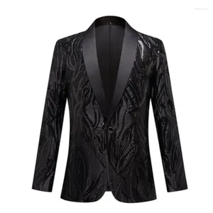 Abiti maschili paillettes rasate blazer alla moda nera galline da frutta verde a fit ropa blousons