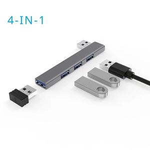 USB C Hub 3.0 Tipo C 3.1 4 Porta Multi USB Splitter OTG Adaptador para Xiaomi Lenovo MacBook Pro 13 15 Ações Air Pro Computer Accessories