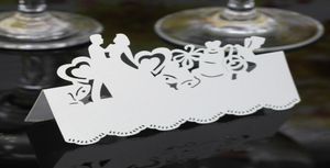 Бумажные открытки размещают лазерные полые украшения название PC2005 Cut Lovers Seating Wedding For Cards Свадебный стол карт с BJNSL4461768