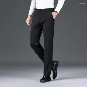 Erkek pantolon moda gevşek bir eklenmiş cepler fermuarlı düz renk rahat 2024 İlkbahar ve yaz büyük boy all-maç Korece