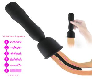 Vibrierender Penis -Plug -Urethral -Vibrator männlicher Masturbator Silikon Urethral Sound Catheter Penis Dilatatoren Sexspielzeug für Männer S181017097227175