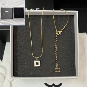 Womens Luxury Gift Pendant Necklace Summer New Simple And Casual Style Necklace Daily Wear Home Gathering Fashion Charm Gold Plated Chain Necklace