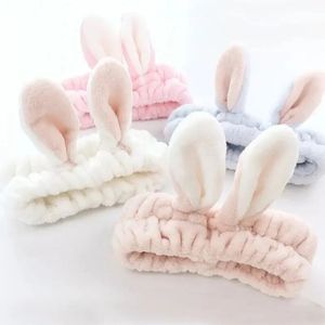 Rabbit Ears Hair Band Pannband Makeup Place Mask Wide Brimmed Hair Accessories Hairband Fashion Tool Girl Gift