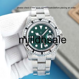 reloj Roles relojes Watch Diamond Mens Watches 40MM Automatic Mechanical Ladies Wristwatch Left Head Montre de Luxe Stainless Steel For Men Fashion Wristwatches