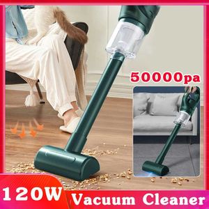 Vacuum Cleaners 50000Pa 120W wireless car vacuum cleaner cordless handheld charging household 2000mah Q240430