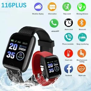Wristwatches Bluetooth Smart Men Women Blood Pressure Heart Rate Monitor Sport Smart Tracker Reminder Sleep Monitoring d240430