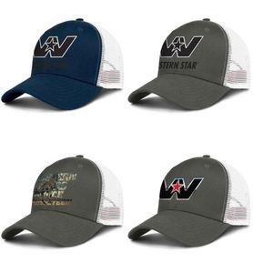 Western Star Trucks 4900 para homens e mulheres Meshcap Meshcap Golf Cool Personalizado Original Baseballhats Car Bruce Stars3638939