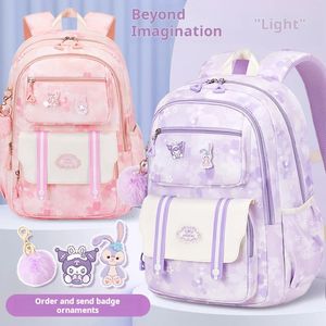 Girl Children Backpack School Bag Back Pack Pink For Kid Child Teenage Schoolbag Primary Kawaii Cute Waterproof Little Class Kit 240424