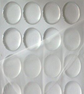 10000pcslot TOP QUALITY clear back Resin Dot Adhesive Stickers 1quot Circle 3D epoxy sticker Dome5176172