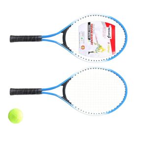 Tennisracket Kids Youth Racquet med omslagsracketar Lärande för pojkar Girls Gift Set Children Outdoor Indoor 240419