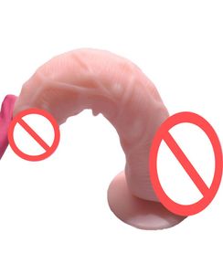 Realistic huge dildo sex vibrator flesh color fake penis with suction cup women masturbation sex toys real feeling big dick8337670