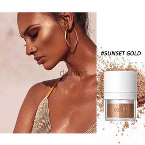 Body Glitter qibest Highlighter Contour Contur Browitlitt Fairy proszek makijaż ogniskowy Illuminator Kobiety Makeup kosmetyczny D240503