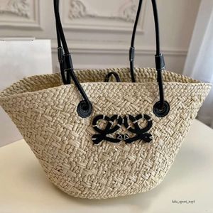 Loewew Bag Straw Luxury Designer Raffias Fashion Beach Bag