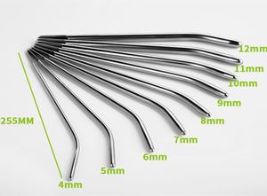 9 pcslot Edelstahl Metall Metall für männliche Penis -Stecker Urethral Catheter Soundrohr Urethral Dilator in Erwachsenenspielen Sexspielzeug für MEN2070274