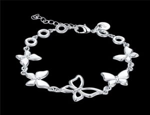 presentbutterfly armband 925 Silver Armband JSPB555Low Girl Women Sterling Silver Plated Charm Armelets35572673434791