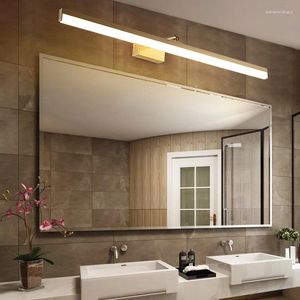 Wall Lamp Modern LED Mirror Light 18W Lights Copper Industrial Gold Makeup Lamps Vanity Fixtures For Bathroom Bedroom