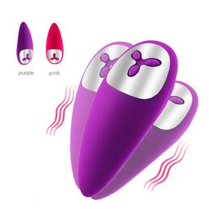 Kvinnlig onani sexleksaker USB laddning trådlöst vibrerande ägghoppande vuxna produkter för par vaginal stimulering vibrator 240430