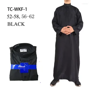 Ethnic Clothing Islam Galabia Arabic Men Black Thobe Muslim Djellaba Man Qamis Moroccan Caftan Muslimah Dress Long Shirts Abaya