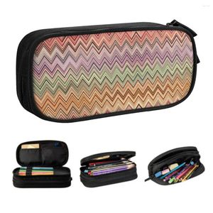 Boho Vintage Contemporary Korean Pencil Cases Boy Large Capacity Multicolor Modern Bag Pouch Students Stationy