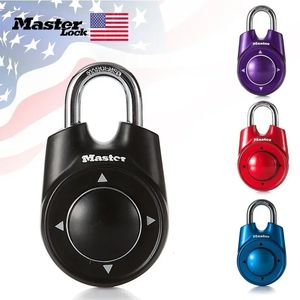 Master Keyless Lock Combinação portátil Combinação direcional Senha de ginástica caixa de ginástica Antitheft Security Locker Door 240429