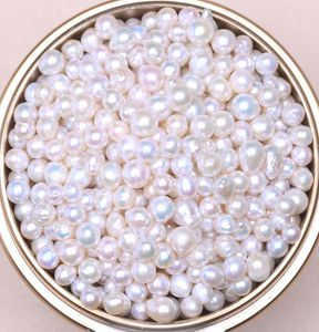 ماء عذبة طبيعية كاملة Akoya Gloss High Propersheped Bead 67mm Drop غير منتظم الجسيمات DIY Pearl BQN T2005071718121