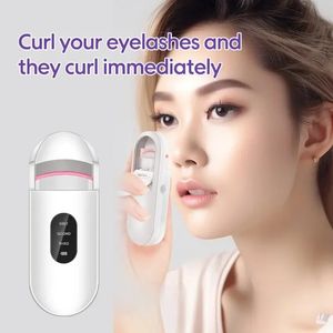 new Eyelash Curler Portable Electric Comb Eye Lash Perm Long Lasting Eyelashes Curls Thermal Eyelash Curler Makeup Toolsfor Electric Eye Lash Curler