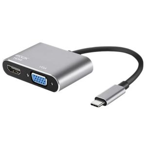 USB C 4K Type C к адаптеру VGA USB3.0 HDMI-совместимого аудио-конвертера PD 87W быстрое зарядное устройство для MacBook Pro Samsung S9 S10