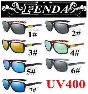 F001 occhiali da sole classici uomini donne che guidano gli occhiali da sole quadrati occhiali maschili Sports Uv400 Gafas Eyewear 10pcs 7 Colori Factory 4756241