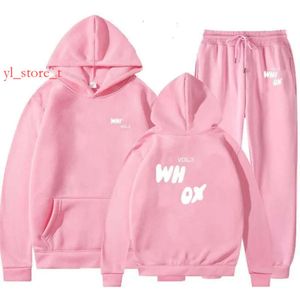 designer hoodies white foxx women tracksuits two pieces sets sweatsuit autumn female hoodies hoody pants with sweatshirt ladies loose jumpers 1255