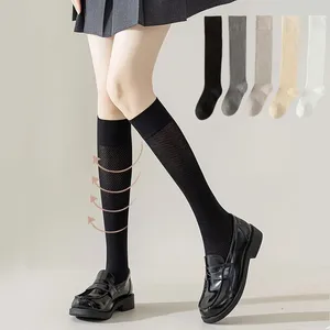 Donne calzini Super-Slim Legs Ginze High Toe Calzino morbido traspirante a metà lunghezza primavera/estate y2k giapponese simpatico lilita ragazza lunghe