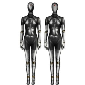Jesais Atomic Heart Twins Natasha Cosplay Bodysuit Ballerina Onesie Atomic Bionic Robot Jumpsuit Halloween Outfit