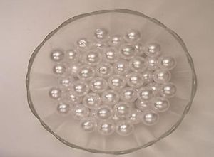 1000pcscarton White 6mm Imitation Perlen Lose Perle White Acrylperlen Perlen DIY Harzhalter für Schmuck 2654058