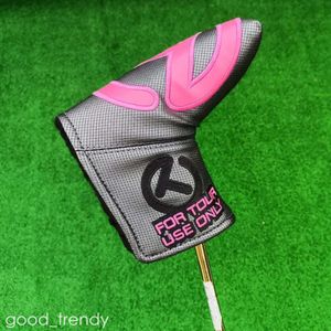 Designer Scotty Putter Straight Push Rod Cover Golfprodukte Golfclub Kopfbezüge für Putter hochwertige Mode Stickerei PU Leder Klinge Putter-Headcover 918