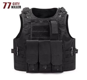 77City Killer Combat Entlowing Hunting Hunting Molle Vest Soldier Tactical Weste Armee CS Jungle Camouflage Carrier Shooting6298241